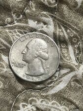 ERROR COIN 1967 US Quarter No Mint Mark With Rim Lining Error picture