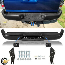 NEW Steel -Complete Black Rear Step Bumper Assembly For 2005-2015 Tacoma Pickup picture