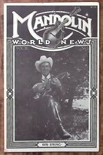 1978 MANDOLIN WORLD NEWS TINY MOORE SPRING JOHN MONTELEONE 29 PAGES  Z5191 picture