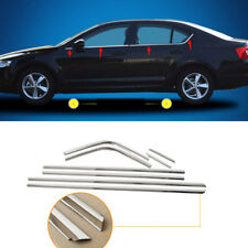 For Skoda Octavia A7 2015 - 2020 Steel Bottom Window Frame Sill Cover Trim 8pcs picture