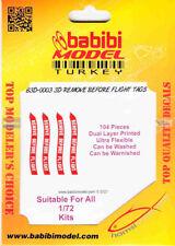 BBBB3D0003 1:72 Babibi Model - 3D Remove Before Flight Tags (104pcs) picture