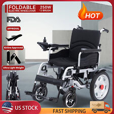 500W Electric Wheelchair Folding All Terrain Heavy Duty Portable Wheelchair neW3 picture