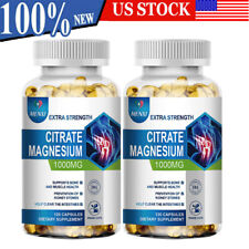 Magnesium Citrate 1000mg Capsules Super Strong Effective Vegan Capsules 240Pills picture