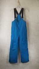 Kids Obermeyer I-Grow Snow Bibs Ski Pants Insulated Youth 8 Turquoise Nice picture