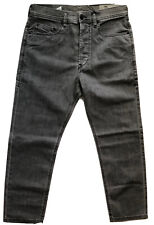 Diesel Rhial Mens Denim 0681D Gray Slim Carrot Skinny Cropped Jeans picture