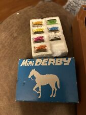 Vintage Shinsei Mini Derby Horse Racing Game With 7 Horses -Tested Works picture