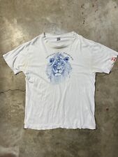 Vintage 80s Lion “Respect my Spirit”  T-Shirt Single Stitch Size Large picture