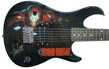 Stan Lee Signed Peavey Marvel Iron Man 3/4 Size Electric Guitar & Certificate picture