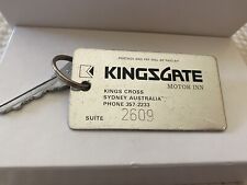Vintage Kingsgate Motor Inn Hotel Sydney Australia Avis #2609 Room Key picture