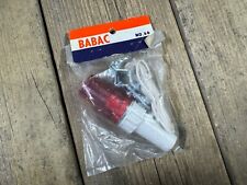 Babac No 66 Tail Light Vintage Bike Bicycle Rear Red Light Dynamo Battery NOS picture