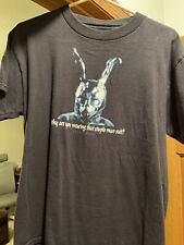 Vintage Donnie Darko Movie T-shirt 2001 Size M GRAIL Thriller Bunny Evil picture