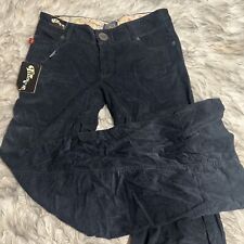 Fillmore Women Size 28 Black Velvet Jeans Boot Cut Hippie Style Long NWT picture