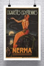 Nerma Egyptiennes 1924 Vintage Tobacco Advertising Poster Canvas Giclee 24x36 in picture