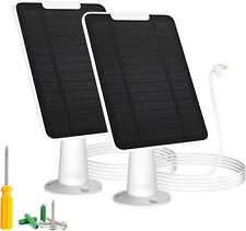 2X5W Solar Panel Charger Compatible with Google Nest Camera Outdoor +13ft Cable picture