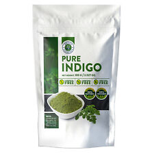Indigo Powder For Hair Dye, Black, Coloring, Can Be Used With Henna, Organic picture