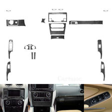 22pcs For Benz M-Class W164 2006-11 Carbon Fiber Full Kit Sticker Trim Set picture