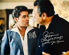 Paul Sorvino Eyes Open Ray Liotta Signed 16x20 Goodfellas Photo BAS Witness picture