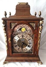 Warmink Westminster Bracket Clock 15.74 Inch Shelf Mantel Clock Dutch Moonphase picture