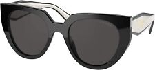 Prada PR 14WS Black/Talc/Dark Grey Sunglasses picture