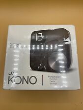 Lux Kono Smart Wi-Fi Thermostat Interchangeable Black Stainless Steel Faceplate picture