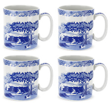 Spode Blue Italian Mug Set of 4 ,16 oz Fine Porcelain, Dishwasher Safe picture