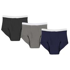 SUPPORT PLUS Mens Incontinence Underwear Washable Briefs Reusable 20 oz. 3 Pack picture