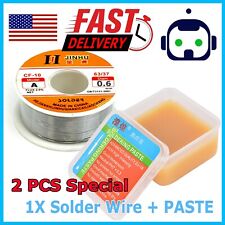 Quality Rosin Soldering Flux Paste Solder Welding Grease 50G + Wire picture
