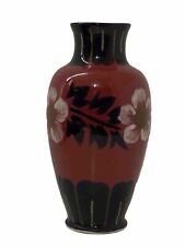 Antique Japanese Awaji Moorcroft Style Art Pottery Vase • Lamp Base 9 5/8” picture