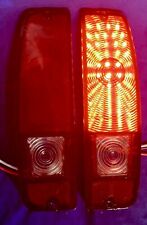 Red Tail Light lenses wBuilt-in Full LED board 67-72 Ford Truck f100 Red LED New picture