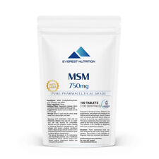 Methylsulfonylmethane MSM 750mg Tablets Joint Bone Skin Hair Health picture