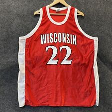 Vintage Wisconsin Badgers Basketball Jersey Size XXL Retro NCAA Team Apparel #22 picture
