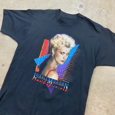 Vintage 1990s Lorrie Morgan Concert Country Music Tee Black T Shirt KEN13 picture
