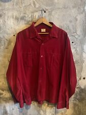 Vintage 1950s Sears Perma Smooth Loop Collar Shirt XL Cotton picture