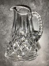 Victorian Edwardian Crystal Water Pitcher, Antique Leaded Crystal  RARE FIND picture