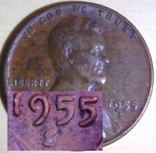 1955 S S/S Very Nice Lincoln Wheat Penny - P02  -  Aliz picture