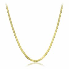 10k Solid Yellow Gold Mariner Chain Necklace 1.3mm Sizes 16