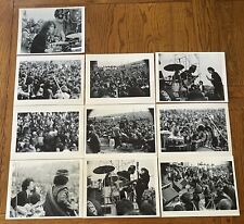 RARE 1969 ALTAMONT Music Festival 10 Photo’s With MICK JAGGER & SANTANA 8 X 11” picture