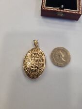 9ct/375 Yellow Gold Locket 7.18 Grams picture