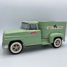 Vintage Tonka Farms Horse Pickup Truck Mint Green Pressed Steel picture