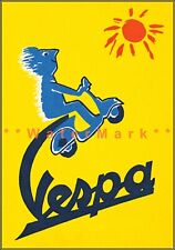 Vespa 1955 Italian Classic Motor Scooter Vintage Poster Print Retro Style Art picture