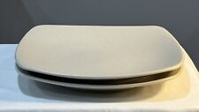 2 Noritake Colorwave Cream Square Dinner Plates #8040 Set Of 2 Stoneware picture