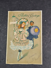 Early 1900s German post  cards christmas and birthday . (black americana) picture