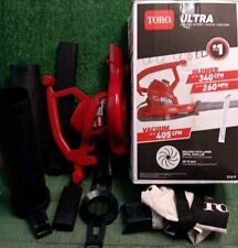 Toro (51619) Ultra Electric Blower Vacuum Mulcher - Red 260mph - Used Condition picture