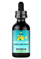 MULLEIN LEAF Organic Extract 4 fl. oz. Help Respiratory & digestive Function picture