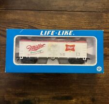 Life-Like Ho Scale Miller High Life Beer Advertising Train Reefer Car & Box picture