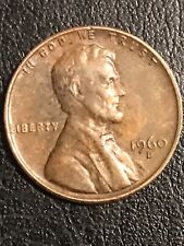 1960-D Lincoln US Penny D/D Small Date/Large Date DDO/R Mechanical Doubling Obv picture