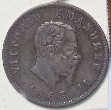 Italy 1863 Lira 193328 combine shipping picture