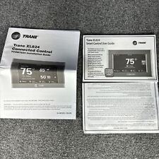 Trane Programmable WiFi Thermostat XL824 model TCONT824AS52DAA USER GUIDE ONLY picture