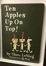 1961 Vintage Book “Ten Apples On Top” by Theo. LeSieg (Dr. Seuss) No Dust Jacket picture