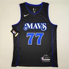 Luka Doncic Jersey #77 City Edition Black Embroidery picture